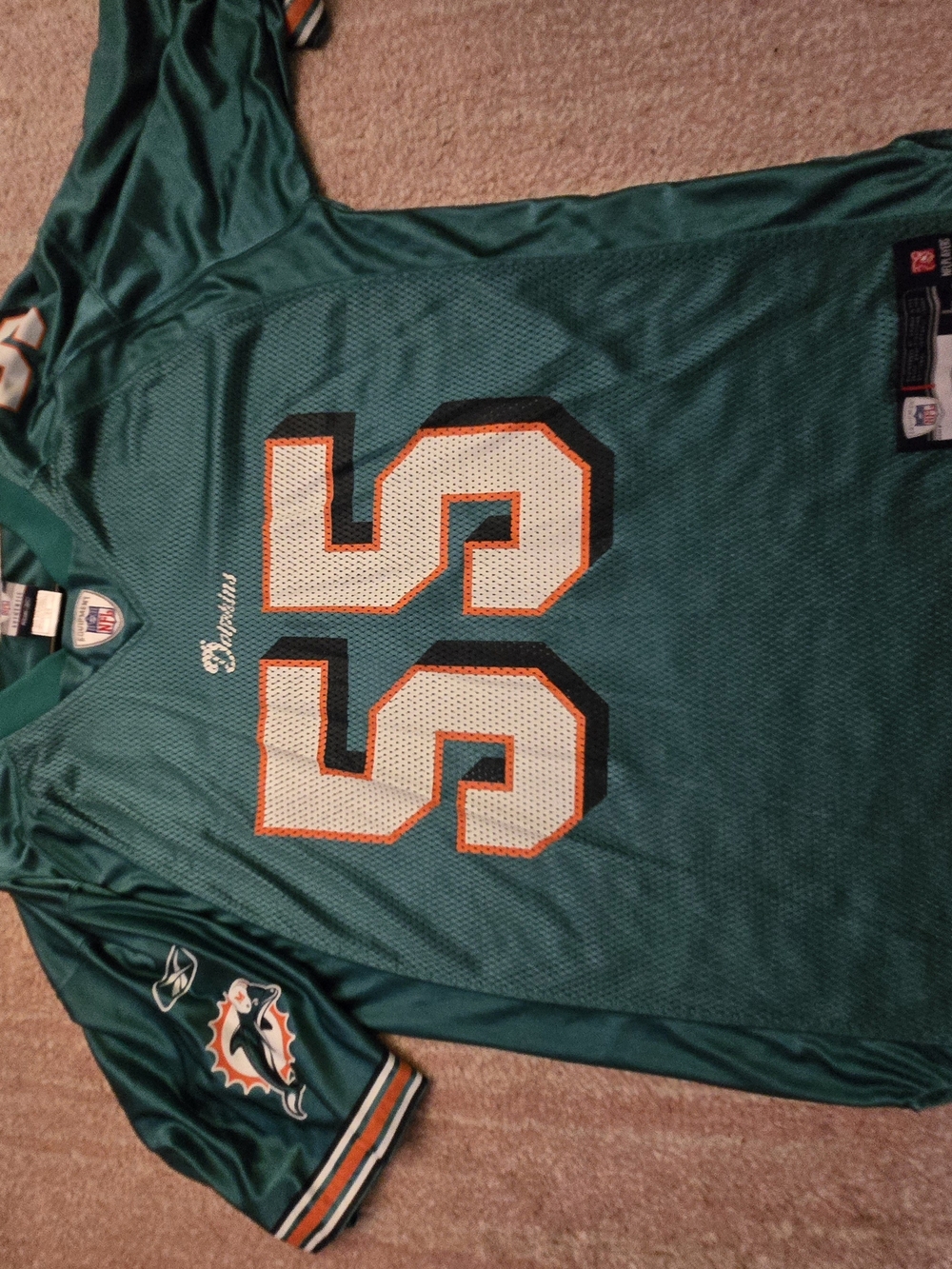 Miami Dolphins Green #55 Porter Men’s Jersey